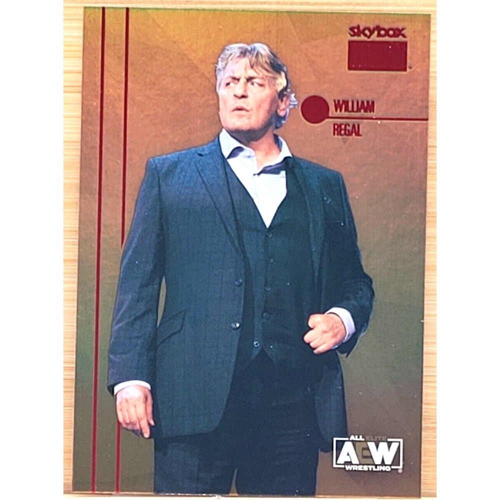 2022 UPPER DECK AEW METAL UNIVERSE WILLIAM REGAL SKYBOX PREMIUM